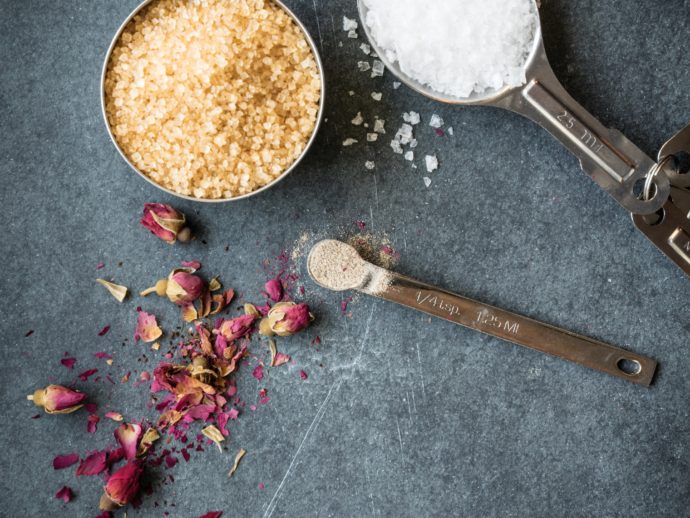 Sweet Cardamom Rose Salt