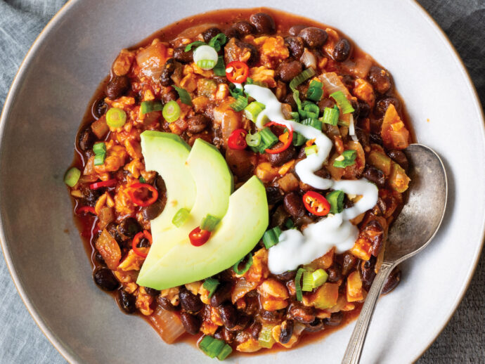 Garam Masala Tempeh Chili