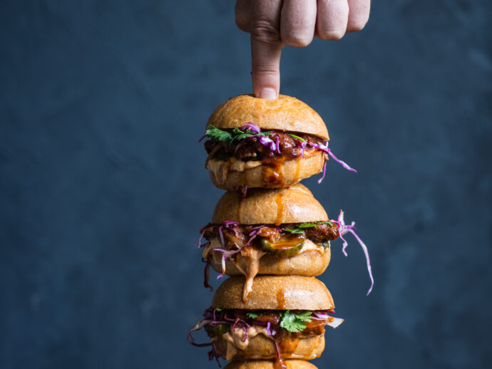 Sloppy BBQ Jackfruit Sliders