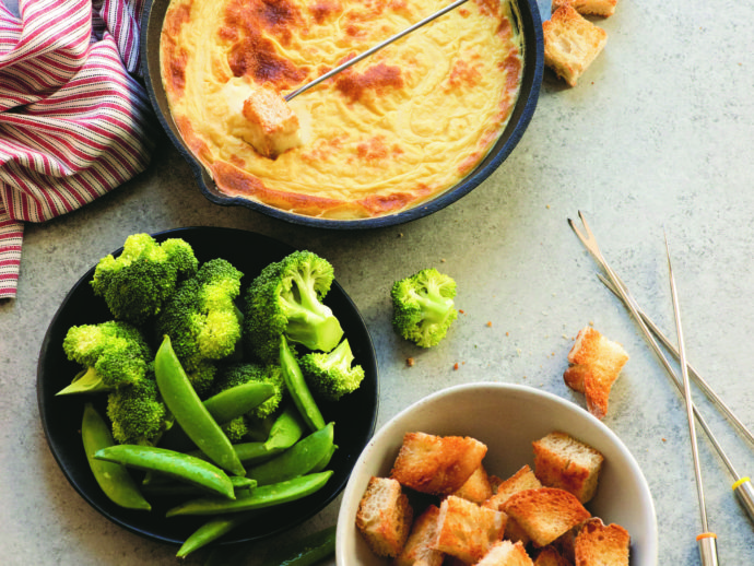 Gooey Cheese Fondue