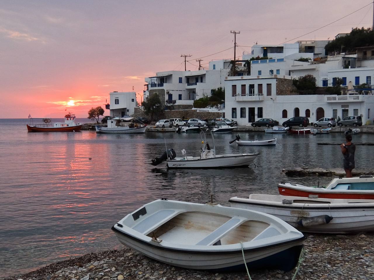 Katapola sunset Amorgos