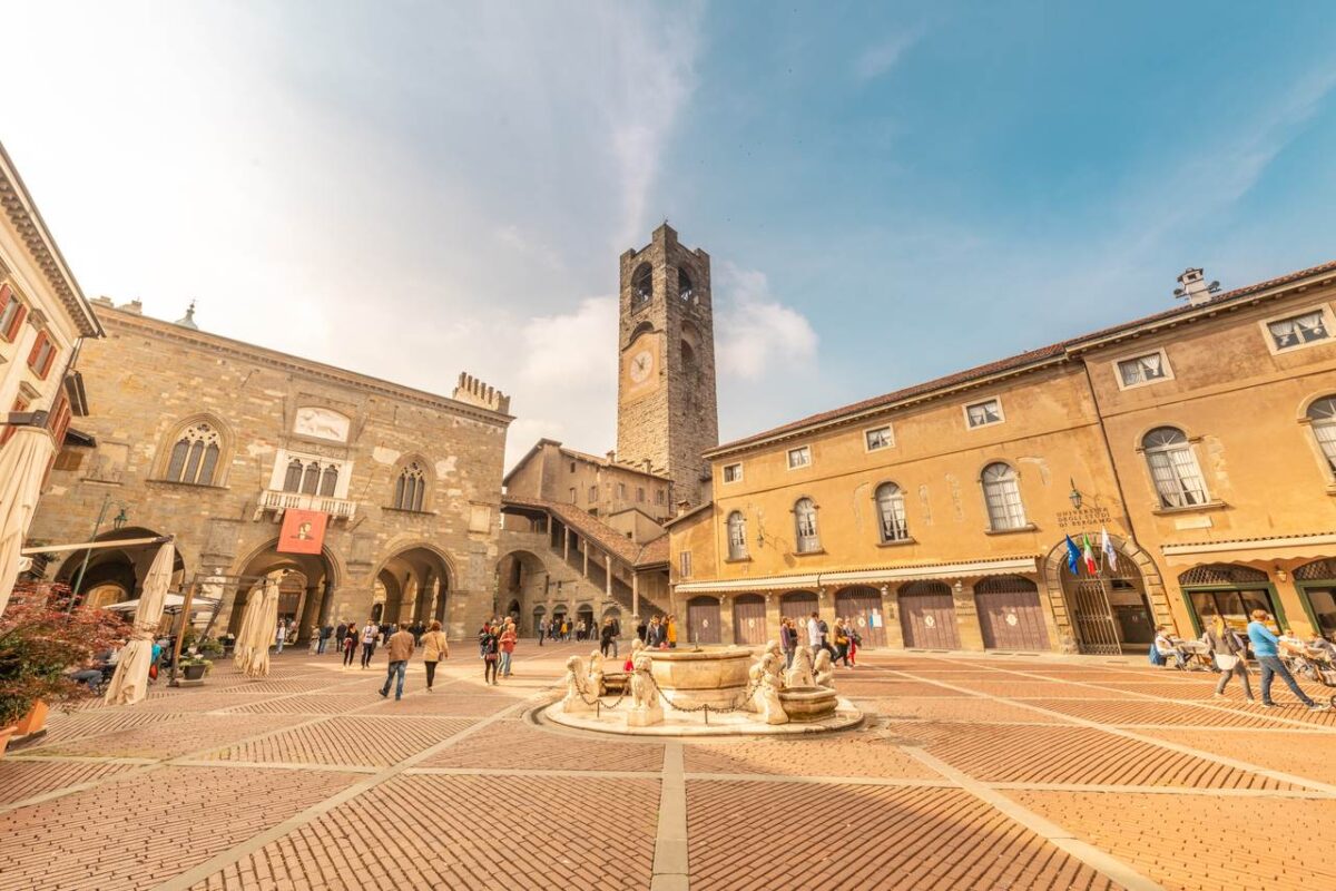 Piazza Vecchia in the Upper Town