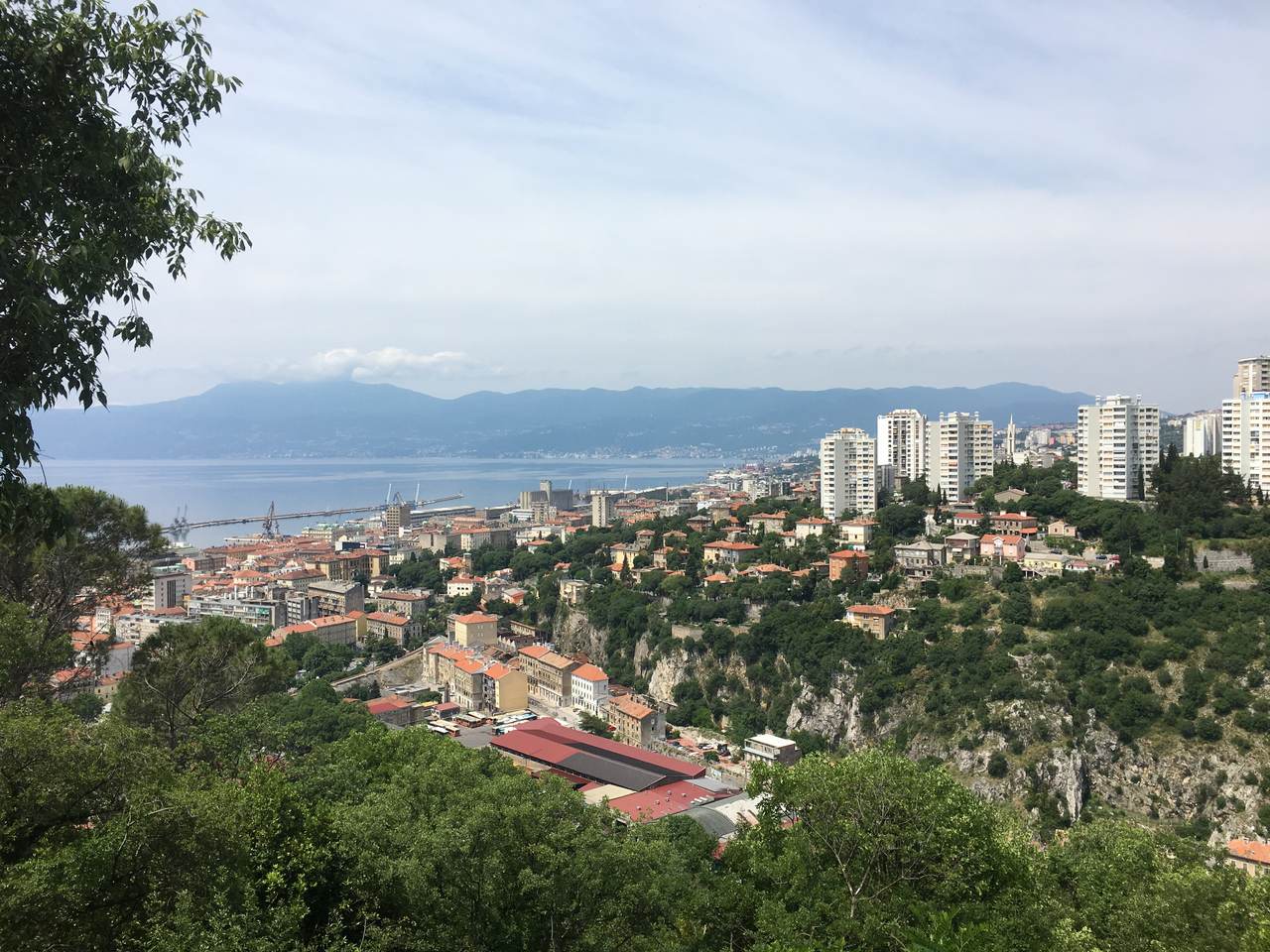 View over Rijeka