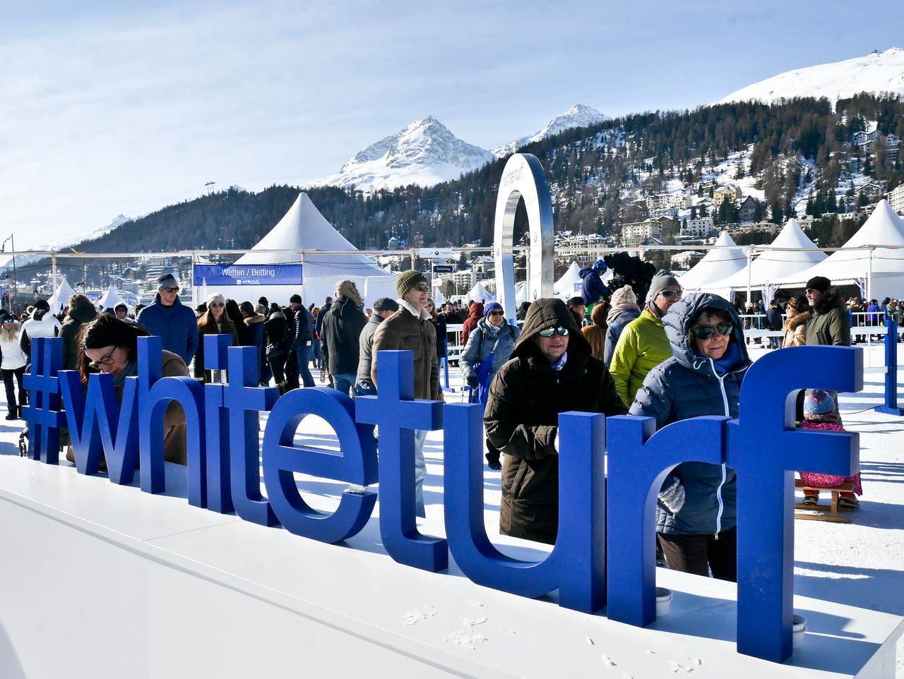 White Turf Sign