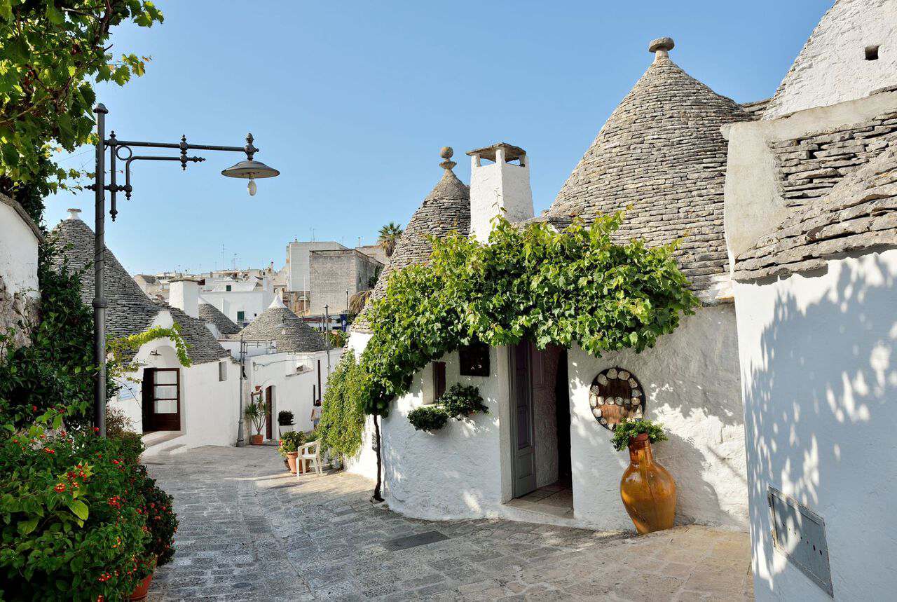 The famous Trulli in Alberobello